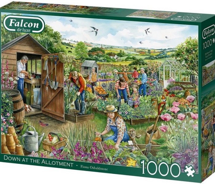 Puzzle - Falcon - Dole na zahrádce