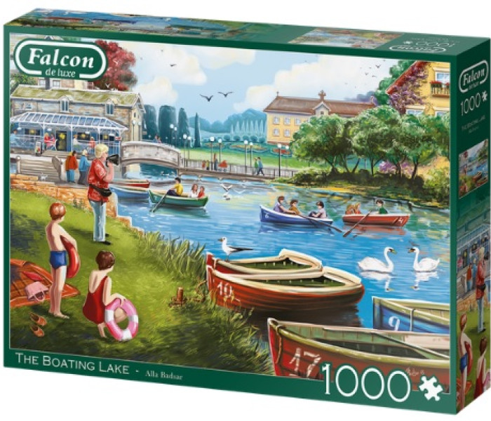 Puzzle - Falcon - Jezero s loďkami