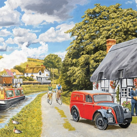 Podél vodního kanálu