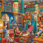 Puzzle - Falcon - Odpoledne v knihkupectví