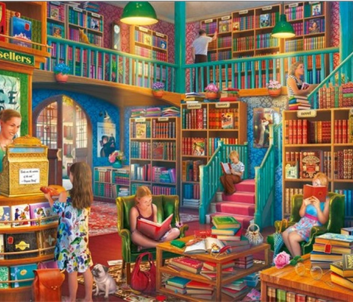 Puzzle - Falcon - Odpoledne v knihkupectví