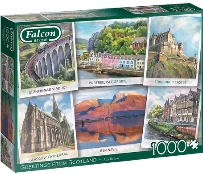 Puzzle - Falcon - Pozdravy ze Skotska