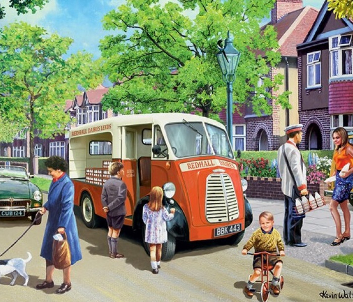 Puzzle - Falcon - Rozvoz mléka