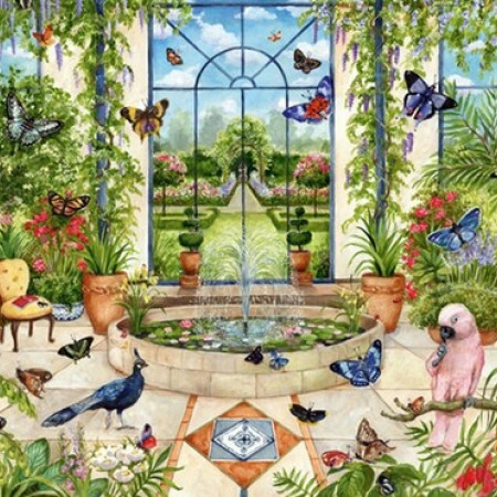 Skleník plný motýlů