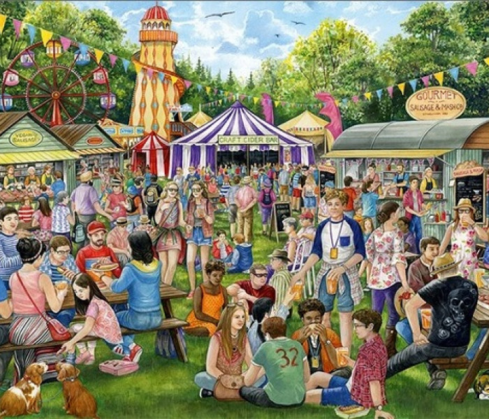 Puzzle - Falcon - Slavnost klobás a ciderus