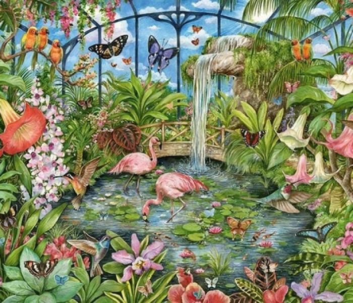 Puzzle - Falcon - Tropický skleník