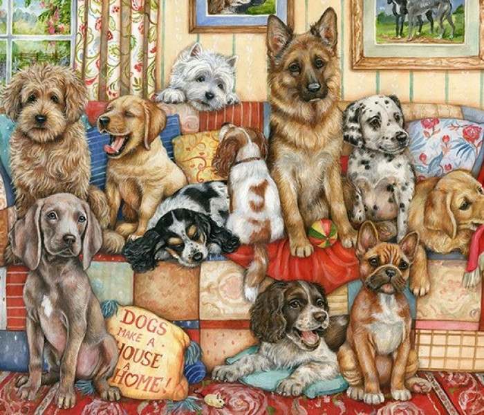 Puzzle - Falcon - Shromáždění na gauči