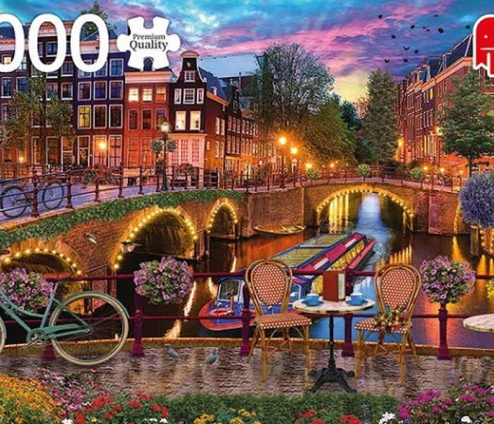 Puzzle - Jumbo - Amsterdamský kanál