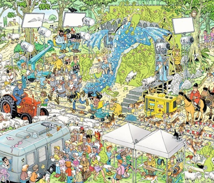 Puzzle - Jumbo - Filmové natáčení