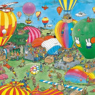 Puzzle - Jumbo - Létající balóny
