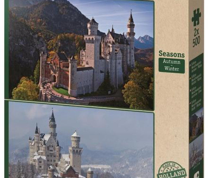 Puzzle - Jumbo - Neuschwanstein - podzim / zima