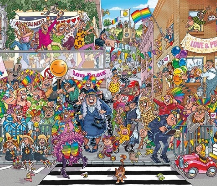 Puzzle - Jumbo - Pochod hrdosti - WASGIJ Puzzle