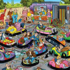 Puzzle - Jumbo - Pouť - autodrom