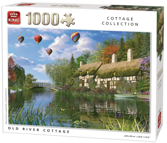 Puzzle - King - Starý domek u řeky