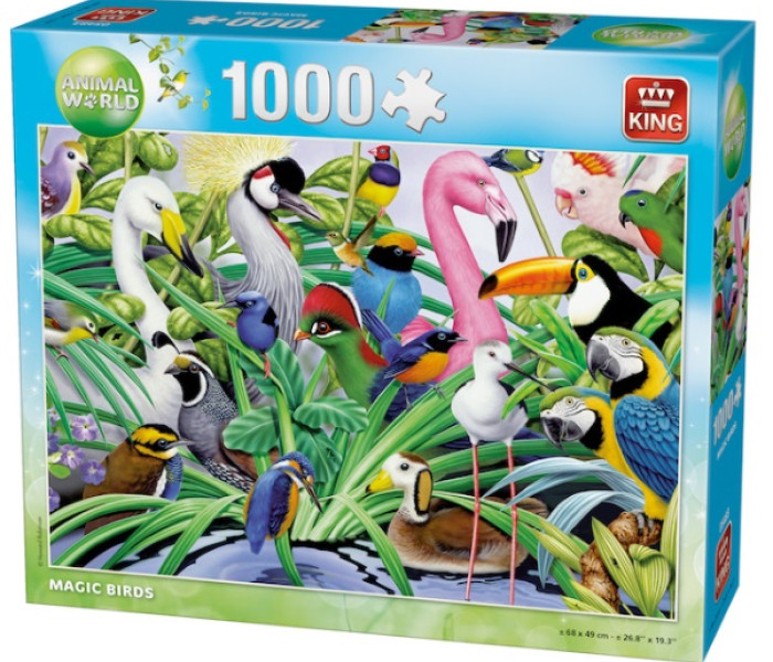 Puzzle - King - Úžasní ptáci