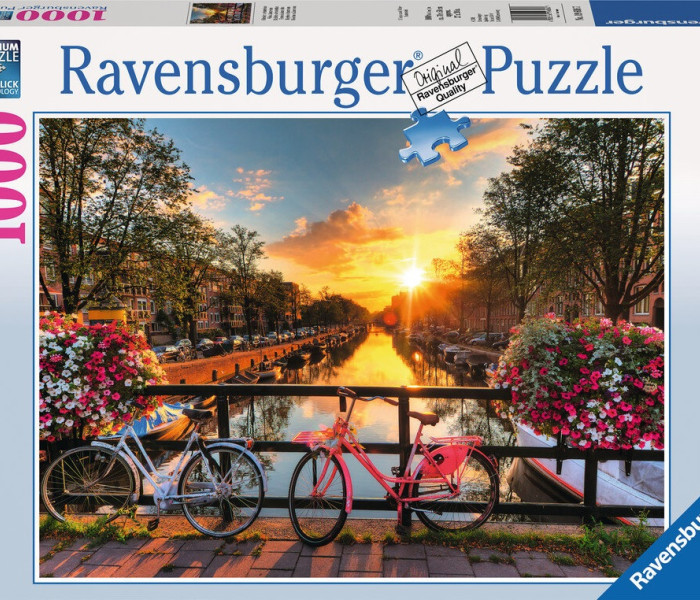 Puzzle - Ravensburger - Jízdní kolo v Amsterdamu
