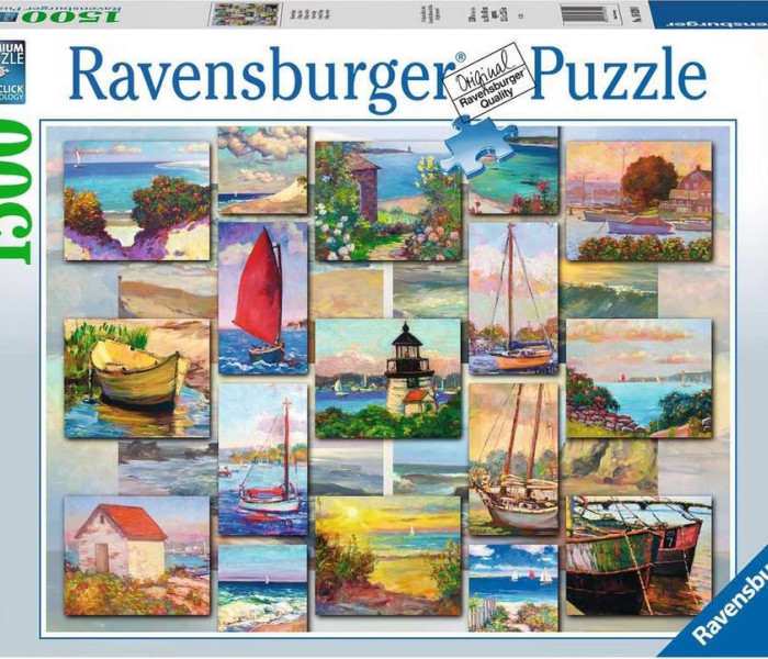 Puzzle - Ravensburger - Koláž pobřeží