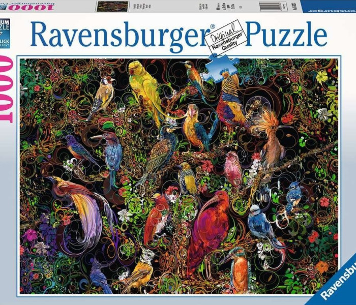 Puzzle - Ravensburger - Malovaní ptáci