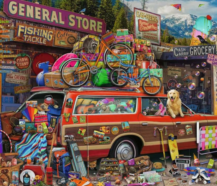 Puzzle - Ravensburger - Rodinná dovolená