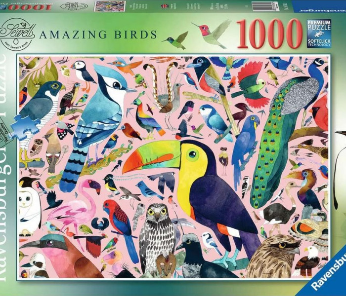 Puzzle - Ravensburger - Úžasní ptáci