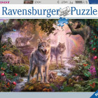 Puzzle - Ravensburger - Vlčí rodina v létě