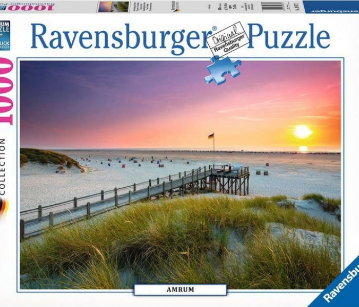Puzzle - Ravensburger - Západ slunce, Amrum