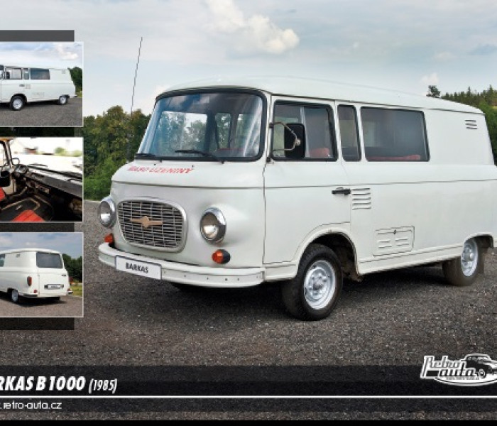 Puzzle - Retro-auta - Puzzle Barkas B 1000 (1985)