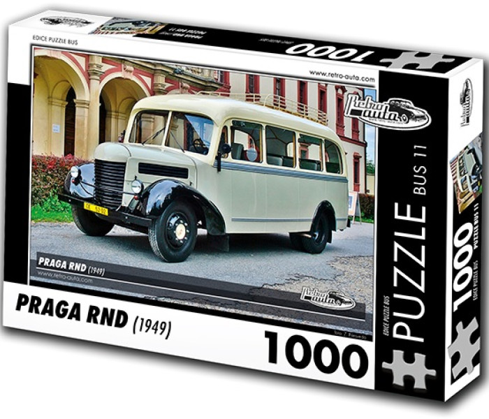 Puzzle - Retro-auta - Bus Praga RND (1949)