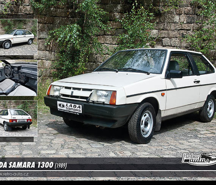 Puzzle - Retro-auta - Puzzle Lada Samara 1300 (1989)