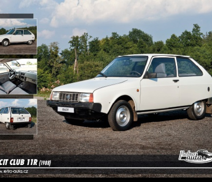 Puzzle - Retro-auta - Puzzle Oltcit Club 11R (1988)