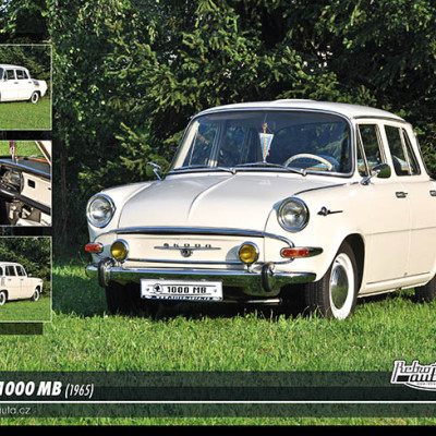 Puzzle Škoda 1000 MB (1965)