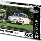 Puzzle - Retro-auta - Puzzle Škoda 1000 MB (1965)