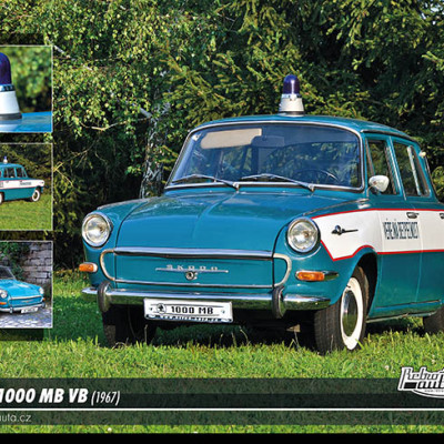 Puzzle Škoda 1000 MB VB (1967)