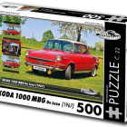 Puzzle - Retro-auta - Puzzle Škoda 1000 MBG De Luxe (1967)