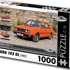 Puzzle - Retro-auta - Puzzle Škoda 105 GL (1981)