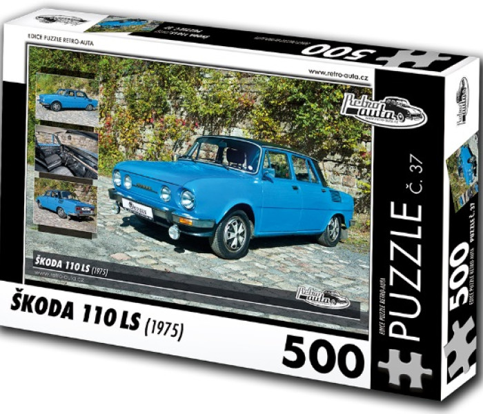 Puzzle - Retro-auta - Puzzle Škoda 110 LS (1975)