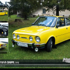 Puzzle - Retro-auta - Puzzle Škoda 110 R coupé (1974)