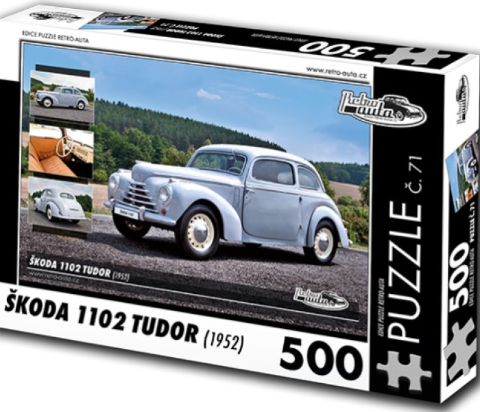 Puzzle - Retro-auta - Puzzle Škoda 1102 Tudor (1952)