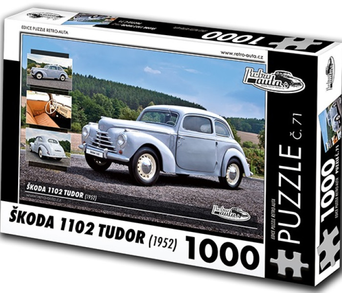 Puzzle - Retro-auta - Puzzle Škoda 1102 Tudor (1952)