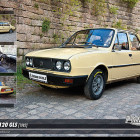 Puzzle - Retro-auta - Puzzle Škoda 120 GLS (1982)