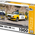 Puzzle - Retro-auta - Puzzle Škoda 120 L VB (1987)