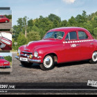 Puzzle - Retro-auta - Puzzle Škoda 1201 (1958)