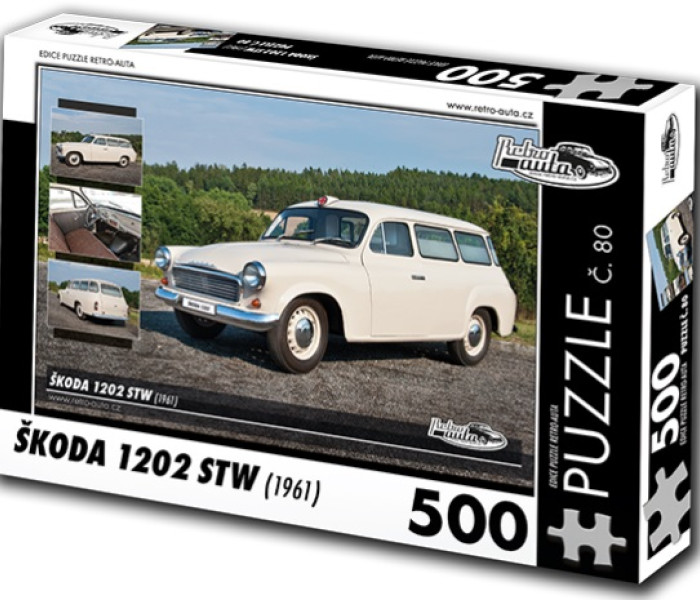 Puzzle - Retro-auta - Puzzle Škoda 1202 STW (1961)