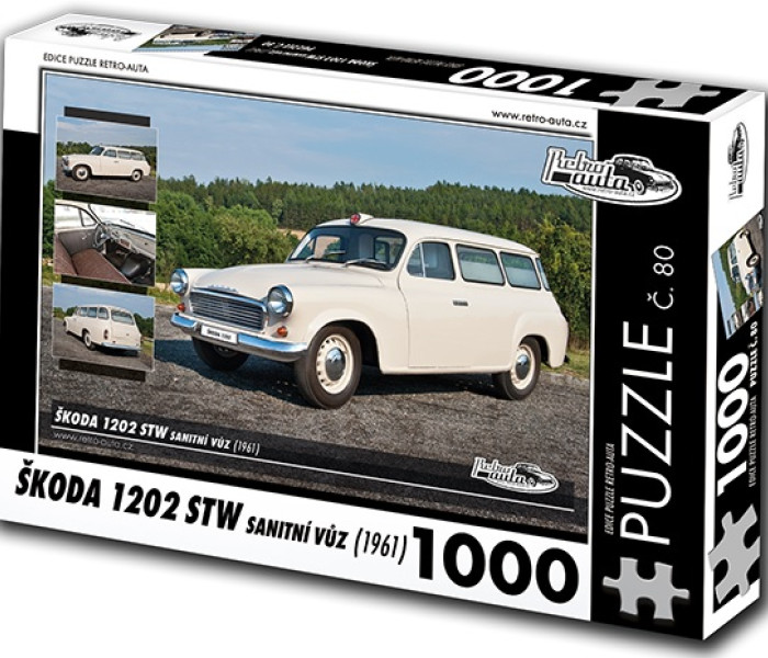Puzzle - Retro-auta - Puzzle Škoda 1202 STW (1961)
