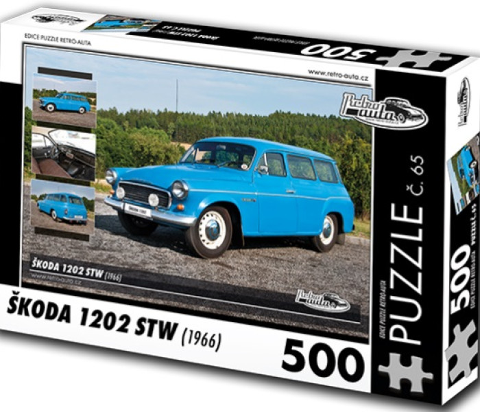 Puzzle - Retro-auta - Puzzle Škoda 1202 STW (1966)