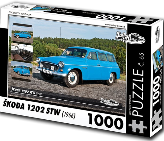 Puzzle - Retro-auta - Puzzle Škoda 1202 STW (1966)