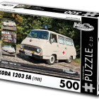 Puzzle - Retro-auta - Puzzle Škoda 1203 SA (1980)