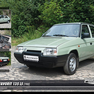 Puzzle Škoda Favorit 135 LS (1988)