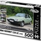 Puzzle - Retro-auta - Puzzle Škoda Favorit 135 LS (1988)