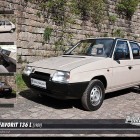 Puzzle - Retro-auta - Puzzle Škoda Favorit 136 L (1989)
